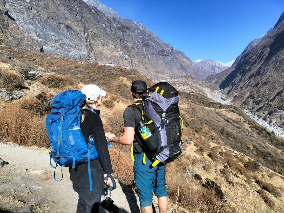 Trek From Lama Hotel to Langtang Village 3,430 m - (14/km/ 7/8 hours)