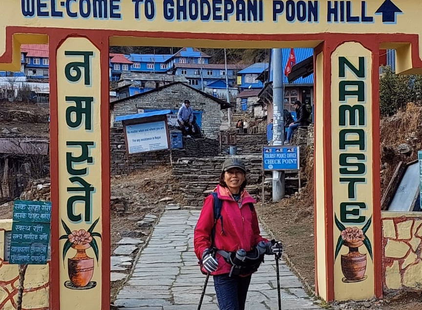 Trek from Tatopani to Ghorepani (2,850m - 13km) - 7/ 8 hours