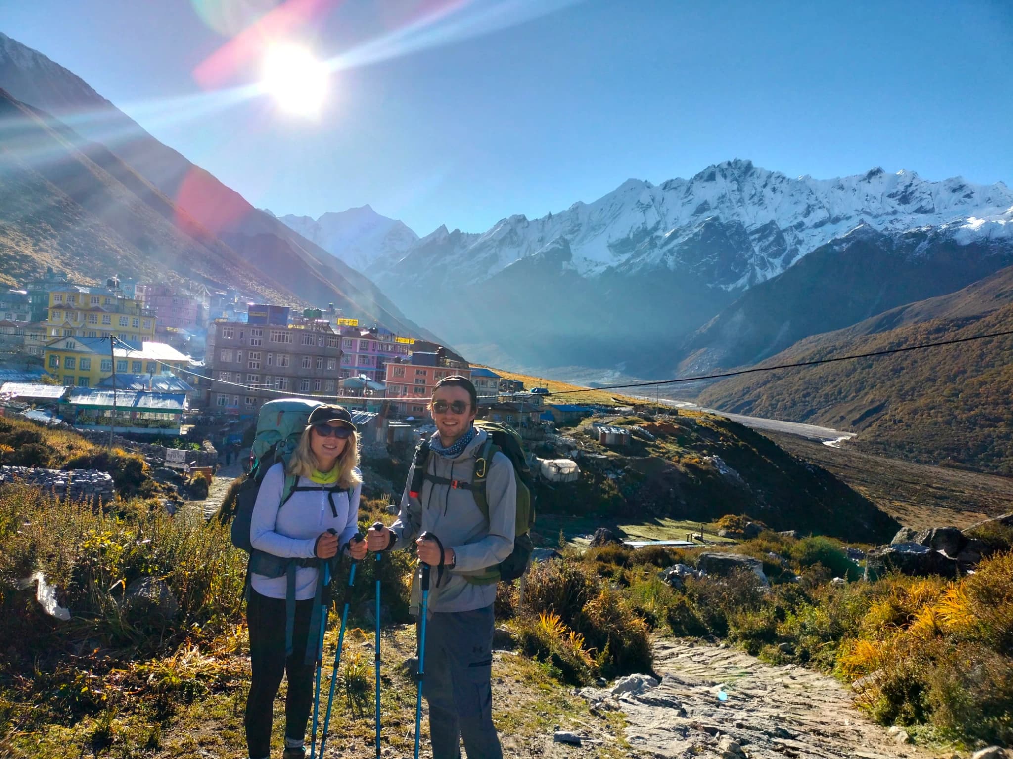 Trek from Kyanjin Gompa to Lama Hotel 2,450 m – (15km/ 7/8 hours)