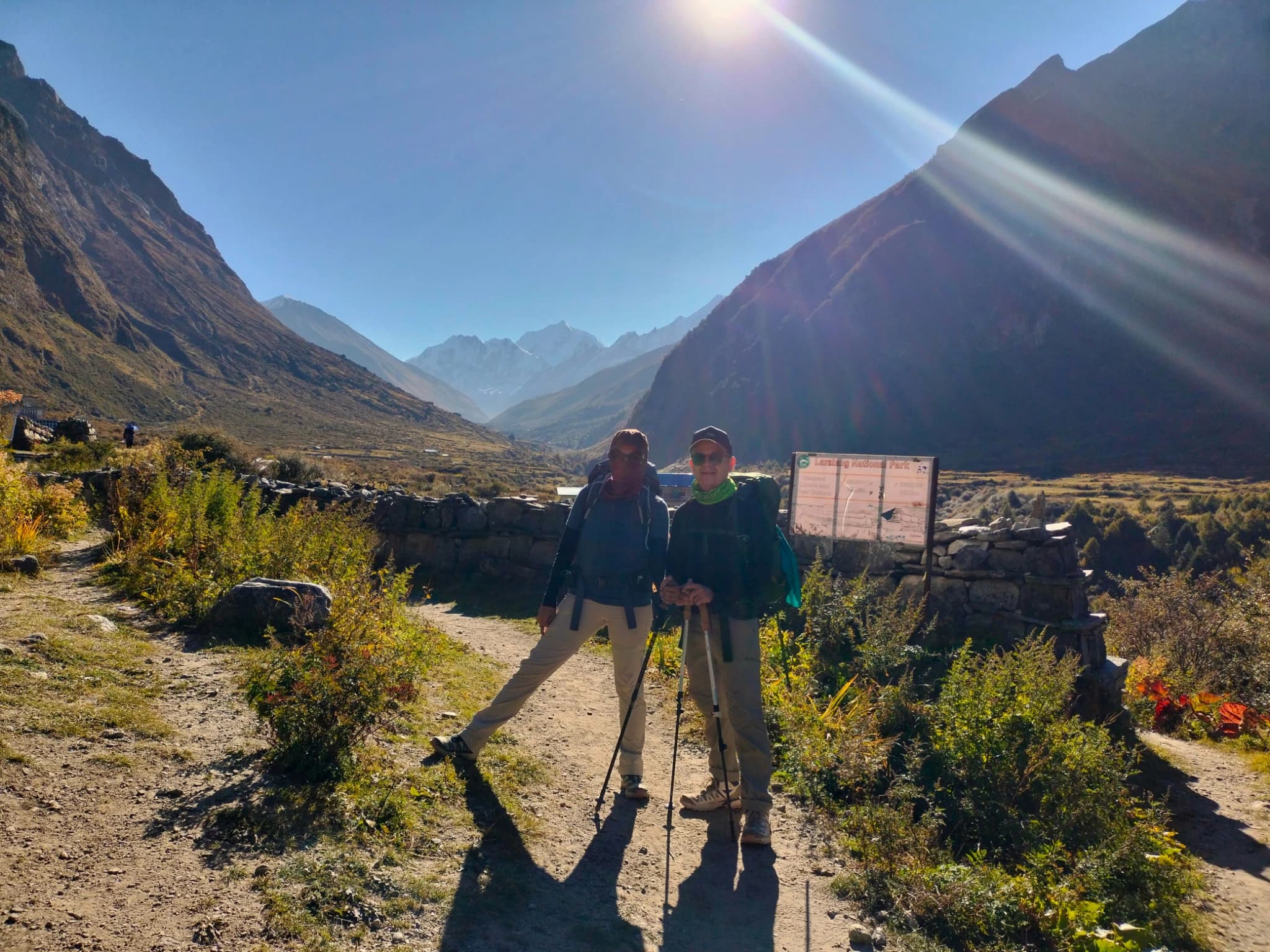 Trek From Lama Hotel to Langtang Village 3,430 m - (14/km/ 7/8 hours)
