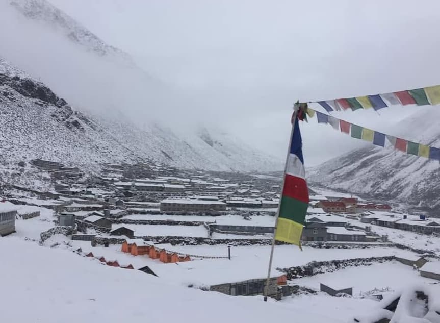 Trek to Dingboche 4,365 m – 05 hrs.