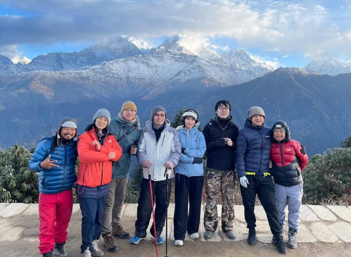 Hike to Poon Hill 3,210 m and Trek to Tadapani 2,721 m – 6/7 hrs