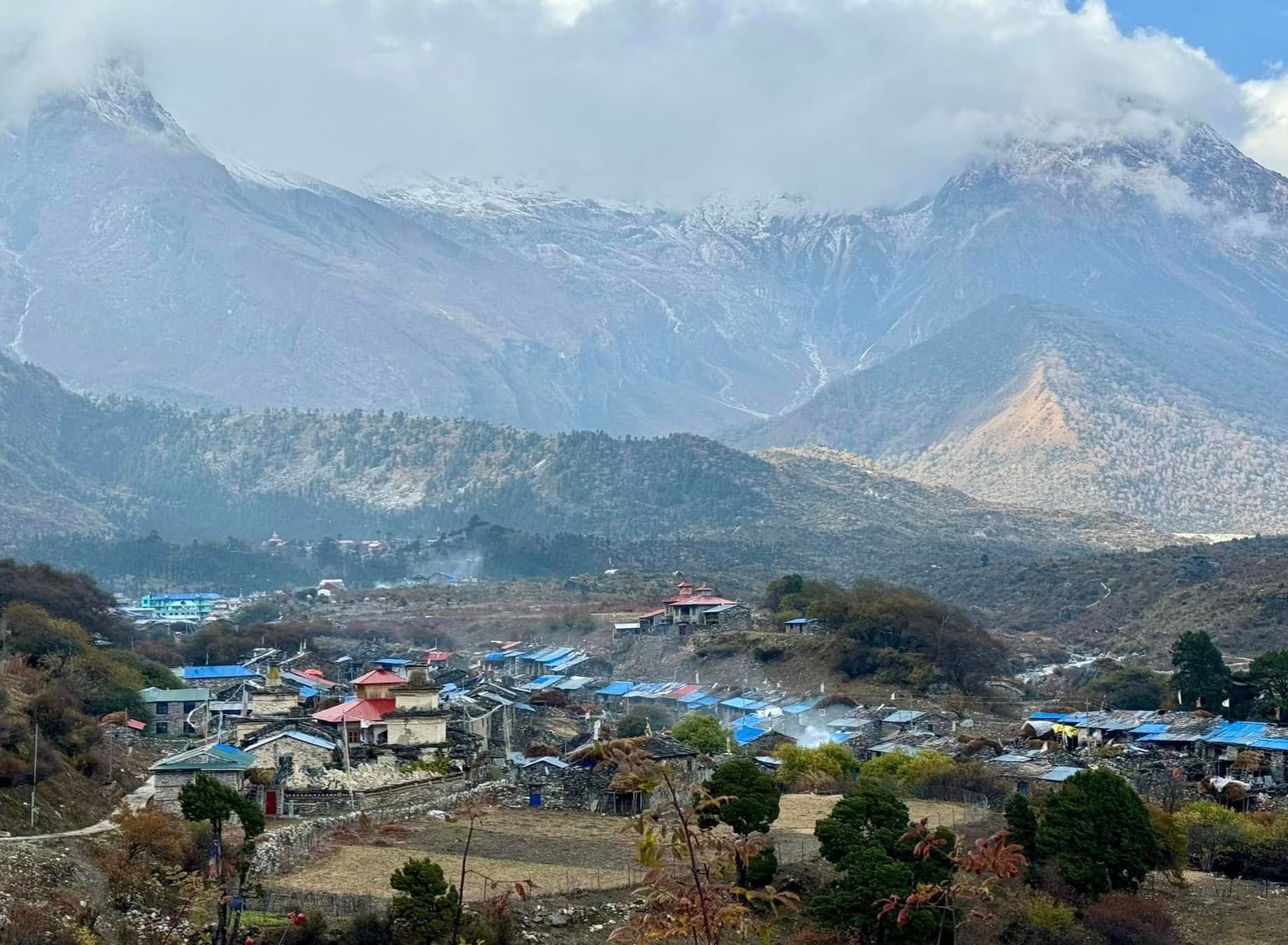 Acclimatization Day Hike to Manaslu Base Camp (4800 m) - (13.5 km - 7/8 hours)