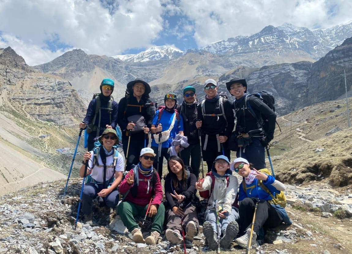 Trek from Ledar to Thorang High Camp 4850 m – 4/5 hrs.