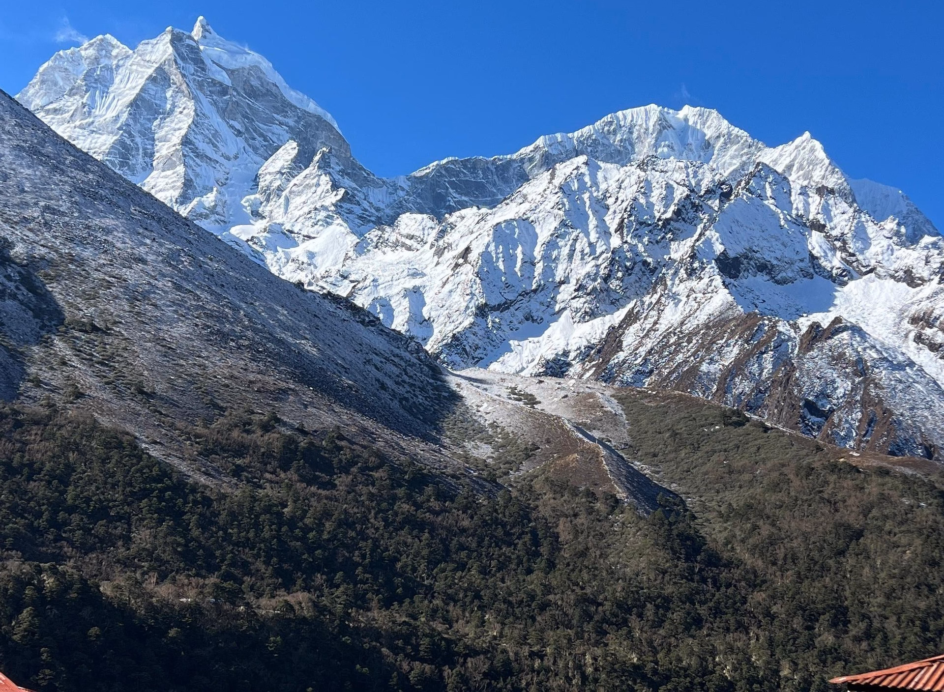 Hike to Kalapathar for Sunrise (5545 m/18192 ft) 1.2km/2 hrs ): Trek to Pangboche (4005 m/13139 ft ) -17 km) 7/8 Hours