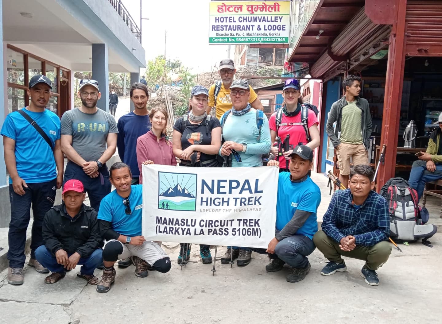 Trek from Machhakhola to Jagat (1,410 m) – (13.5 km - 7/8 hours)