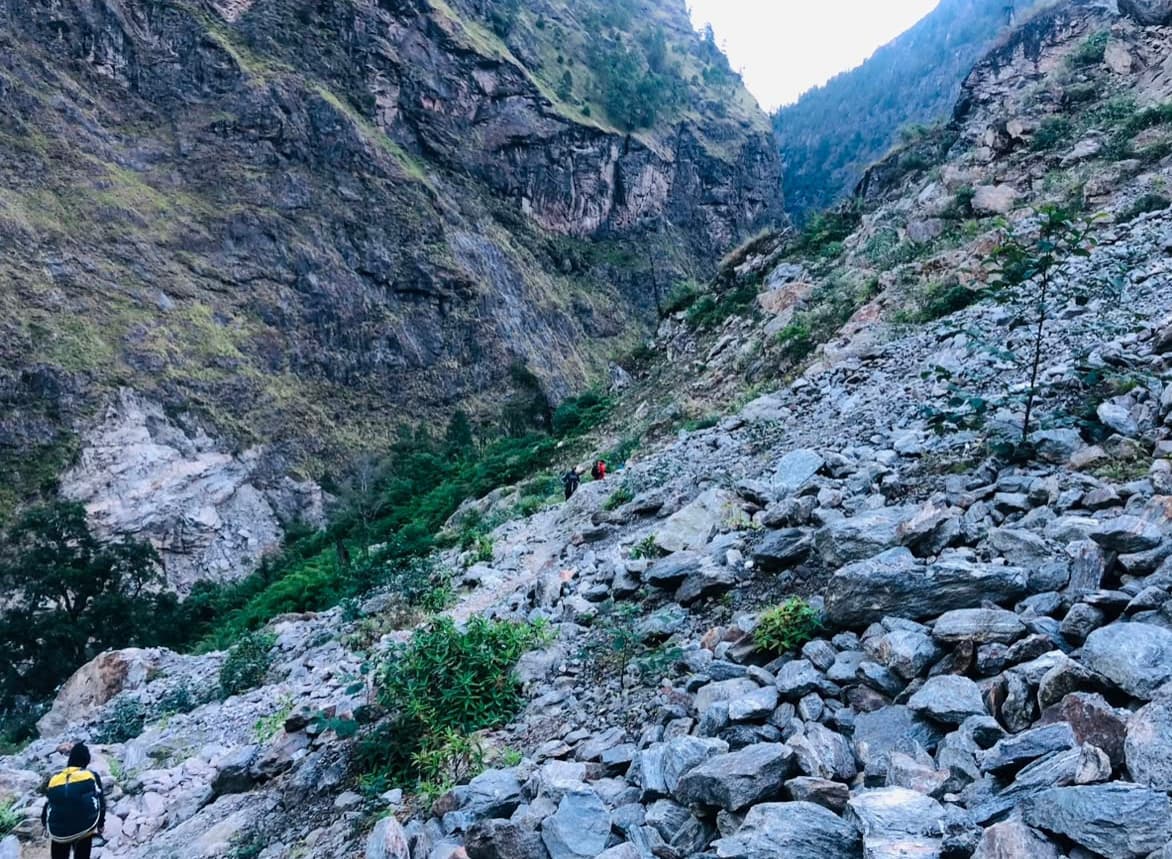 Trek to Chhokangparo (3031 m, 8 km, 5 to 6 hrs)