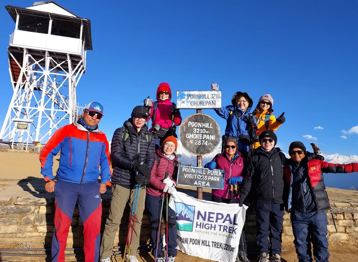 Hike to Poon Hill 3,210 m and Trek to Tadapani 2,721 m – 6/7 hrs