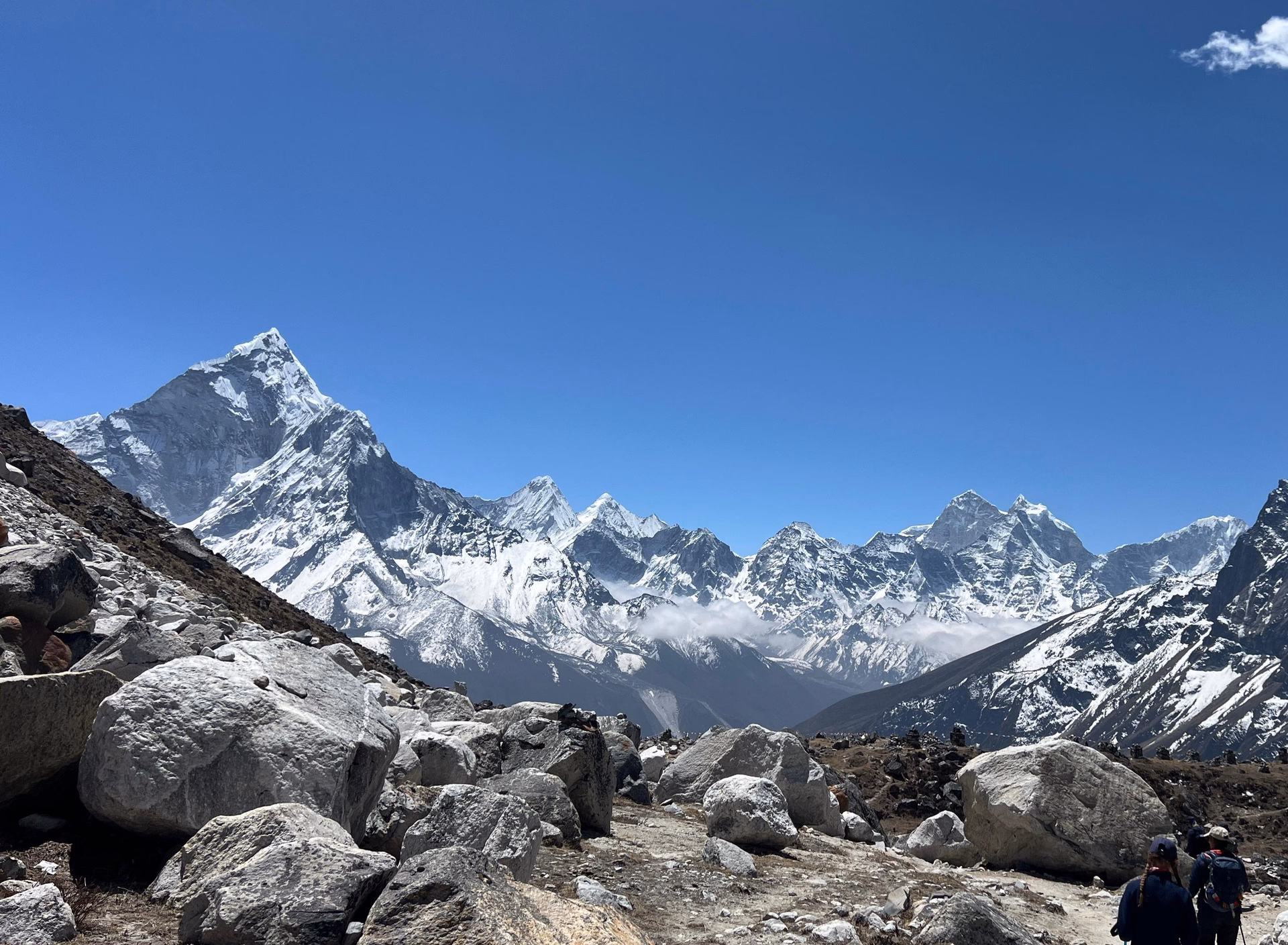 Trek from Dingboche to Tengboche 3,867 m – 5/6 hrs