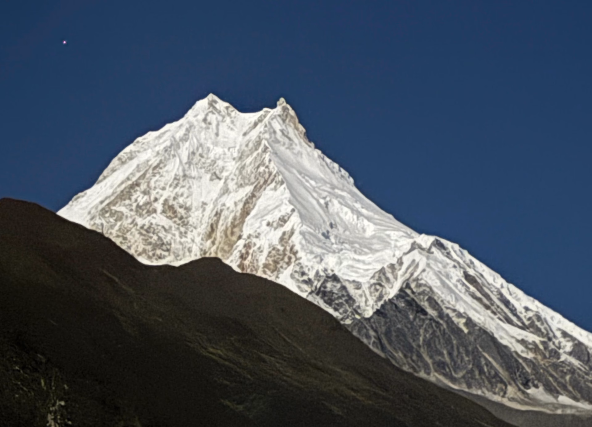 Mount Manaslu the world's 8th highest peak