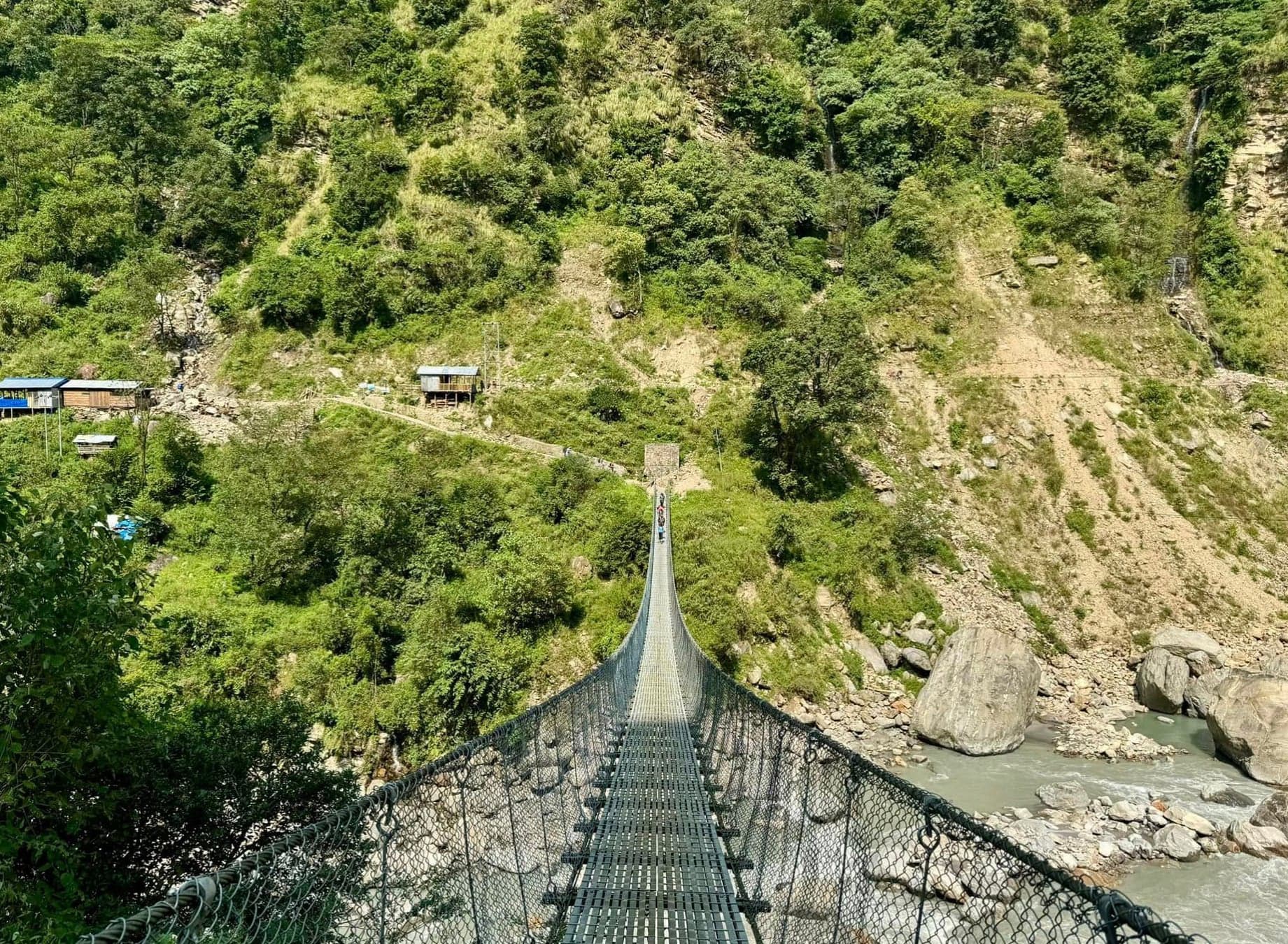 Trek from Jagat to Dyang (1,800 m) – (20 km - 8/9 hours)