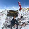 On the top of Thorong La Pass 5416m