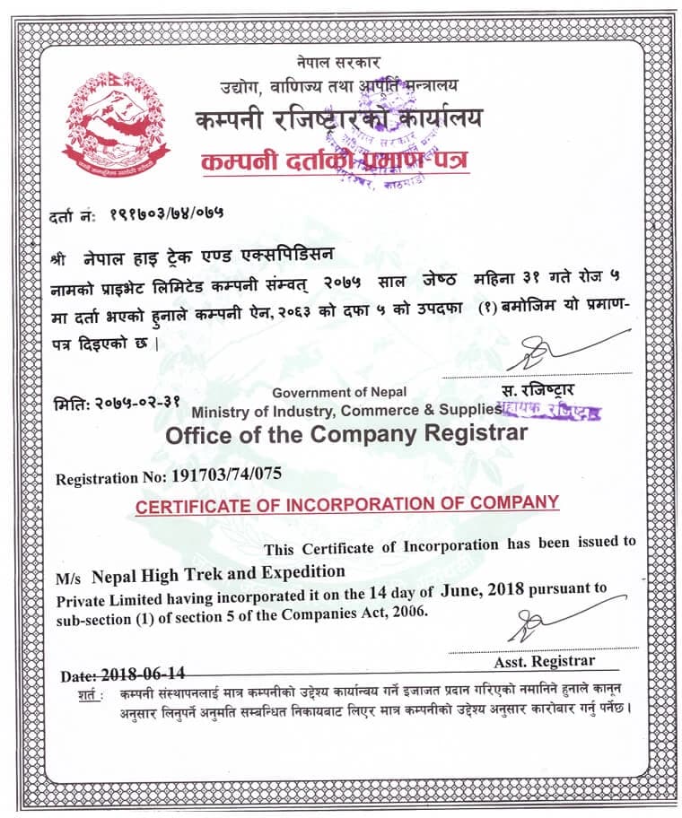 Government Company Register
