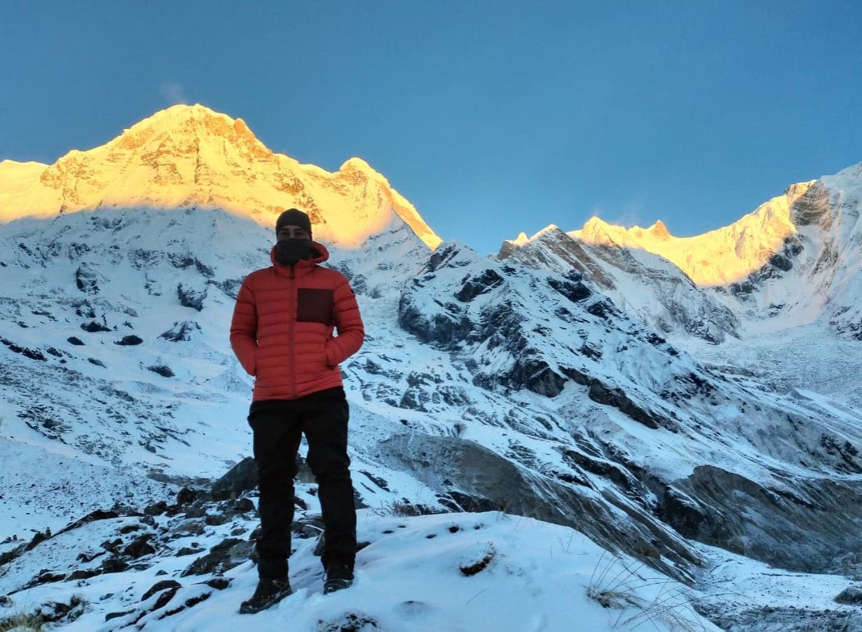 Trek back to Sinuwa from Annapurna Base Camp 7 - 8 hrs