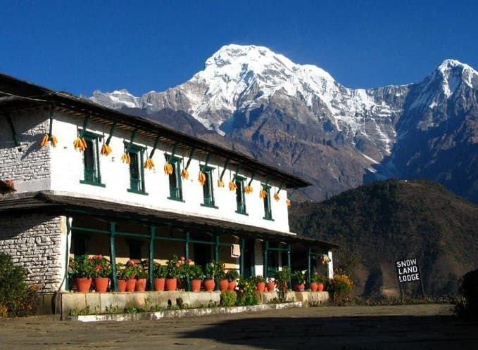 Trek from Tadapani to Ghandruk 1,951 m -3 Hrs then Drive to Pokhara - 3/4 Hrs