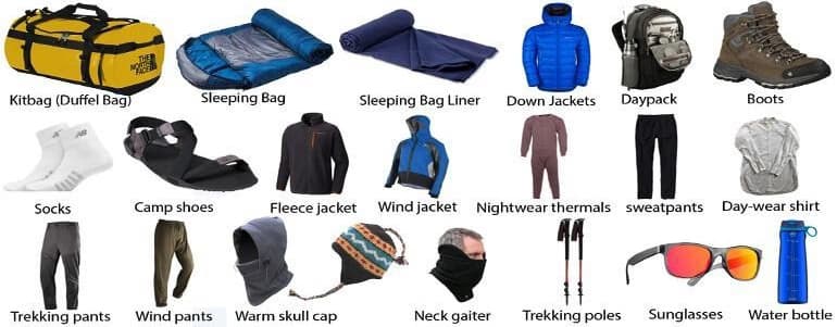 Equipment List