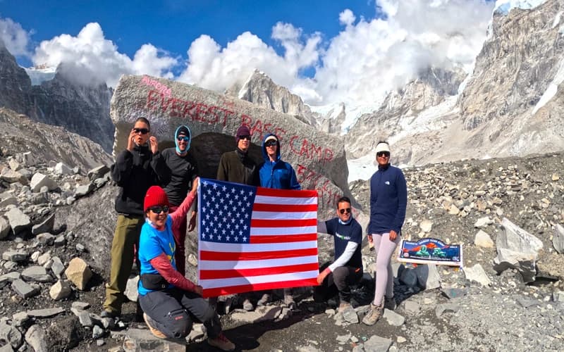 Trek from Lobuche to Gorakshep (Altitude: 5180 m/16994 ft) (3 Hrs/4 km) Hike to EBC (Altitude: 5364 m/17598 ft) 3.5km- 7/8 Hours