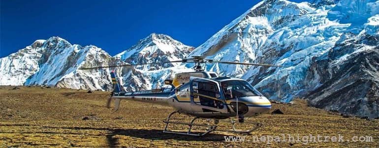 A beautiful view of Khumbu himalayas from Kalapathar