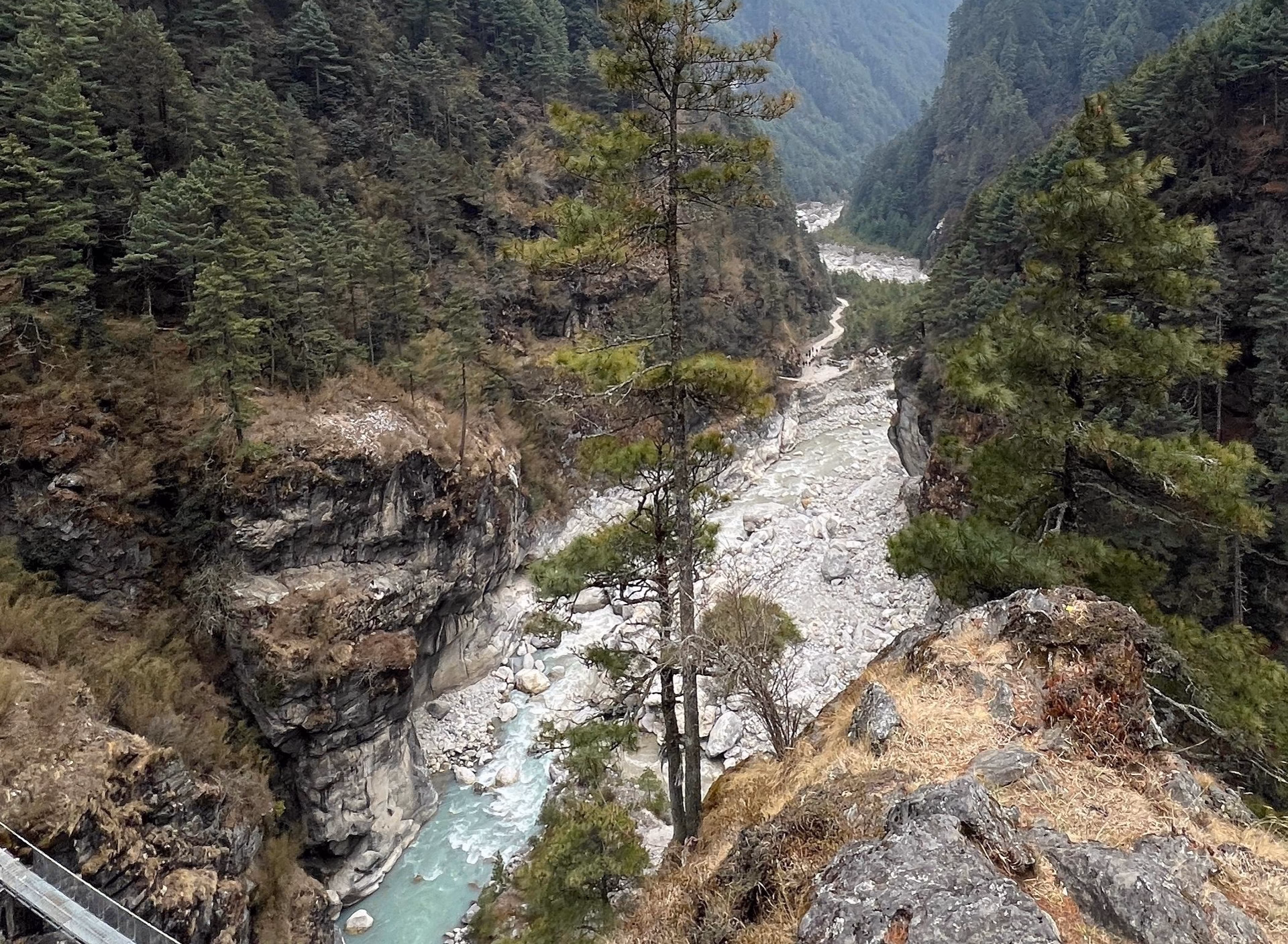 Trek from Phakding to Namche Bazaar (Altitude:3440 m/11286 )10 km - 7/8 Hours