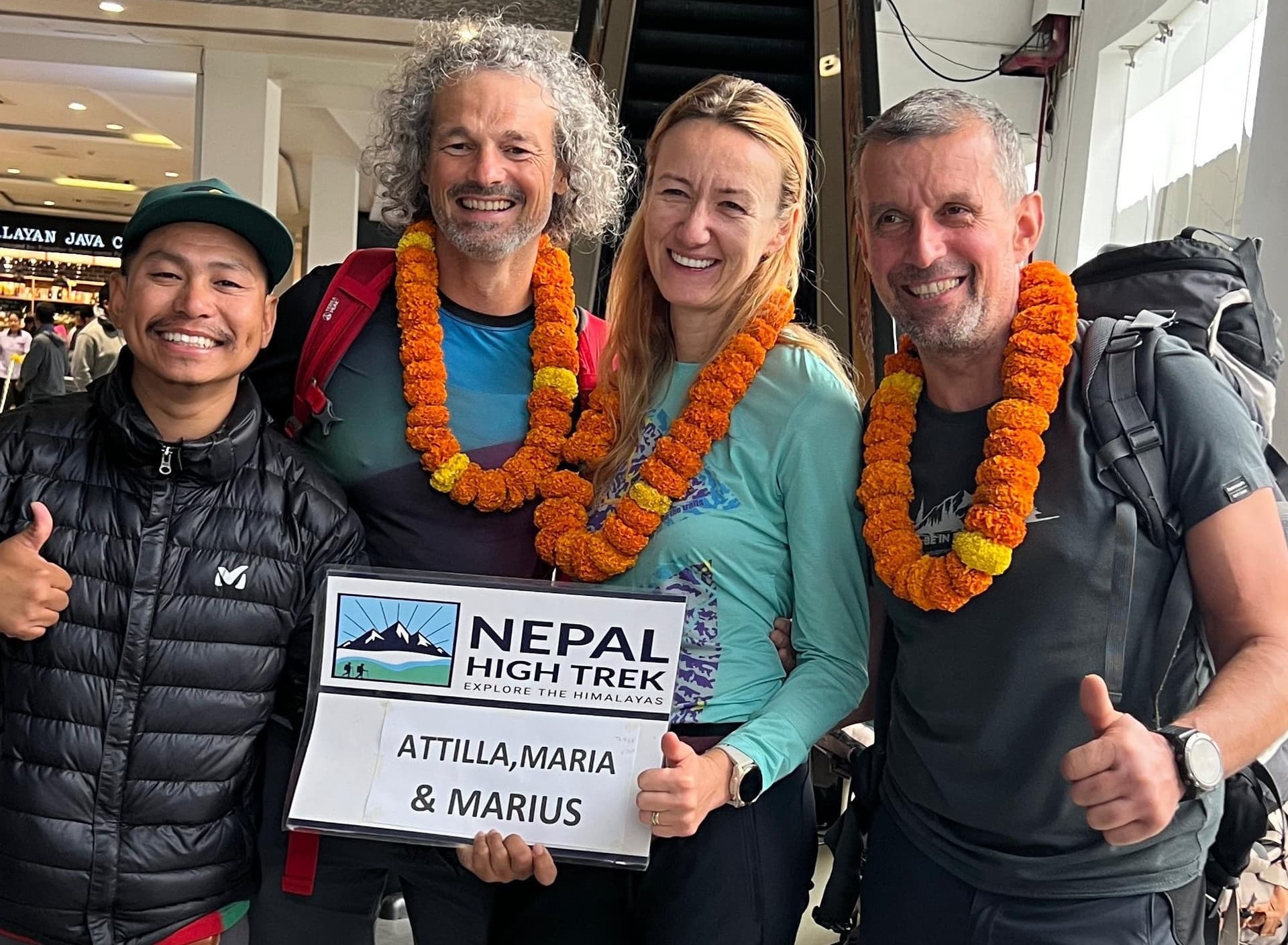 Arrive at TIA in Kathmandu (1365 m) and transfer to hotel - 25 m