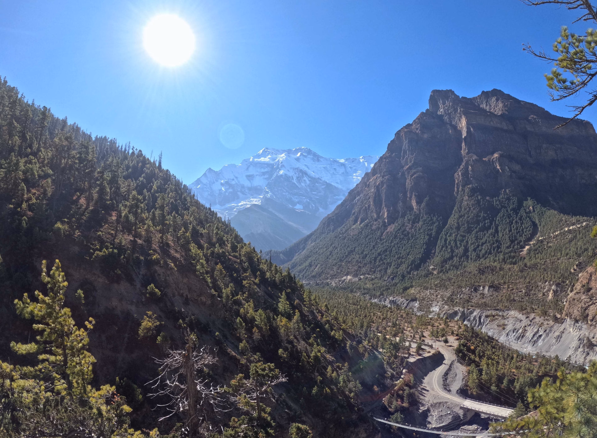 Trek From Upper Pisang to Manang via Ghyaru Nawal (3,450 m/19km) – 8/9 Hours