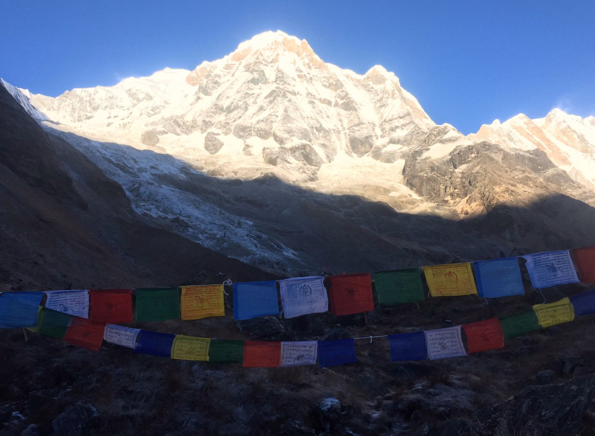 Trek from Annapurna Base Camp to Bamboo 2,335 m – 7/8 hrs