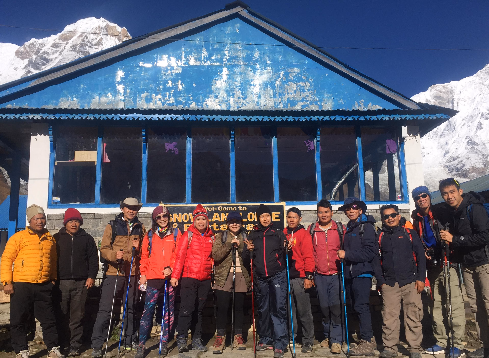Trek from Annapurna Base Camp to Bamboo 2,335 m – 7/8 hrs