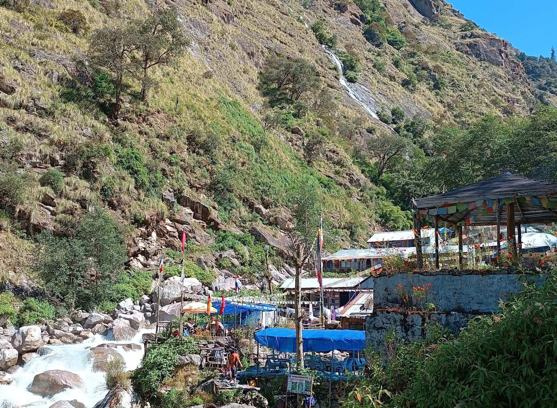 Trek from Syabrubesi to Lama Hotel (2450 m) - 7/8 Hours