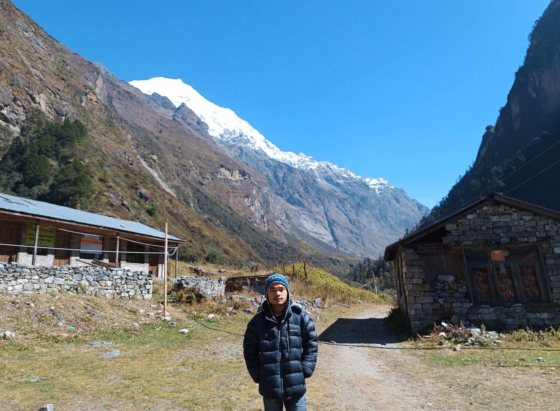 Trek from Bambo to Langtang Village l (34,30 m) -8/9 Hrs - 18km