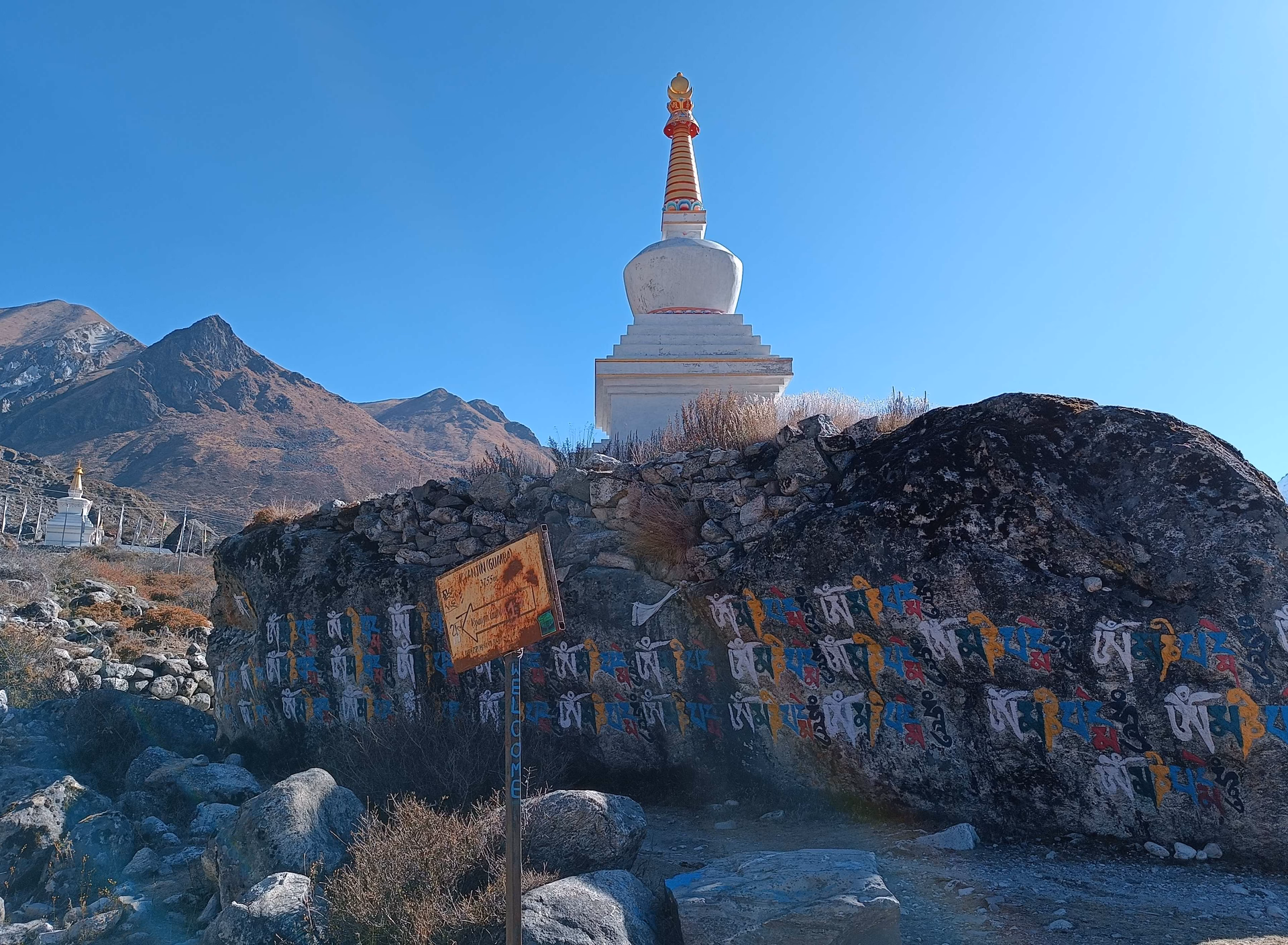 Trek from Langtang Village - Kyanjin Gompa (3870m -3/4 hrs then hike to Kyanin Viewpoint (4380m) -2/3 Hrs