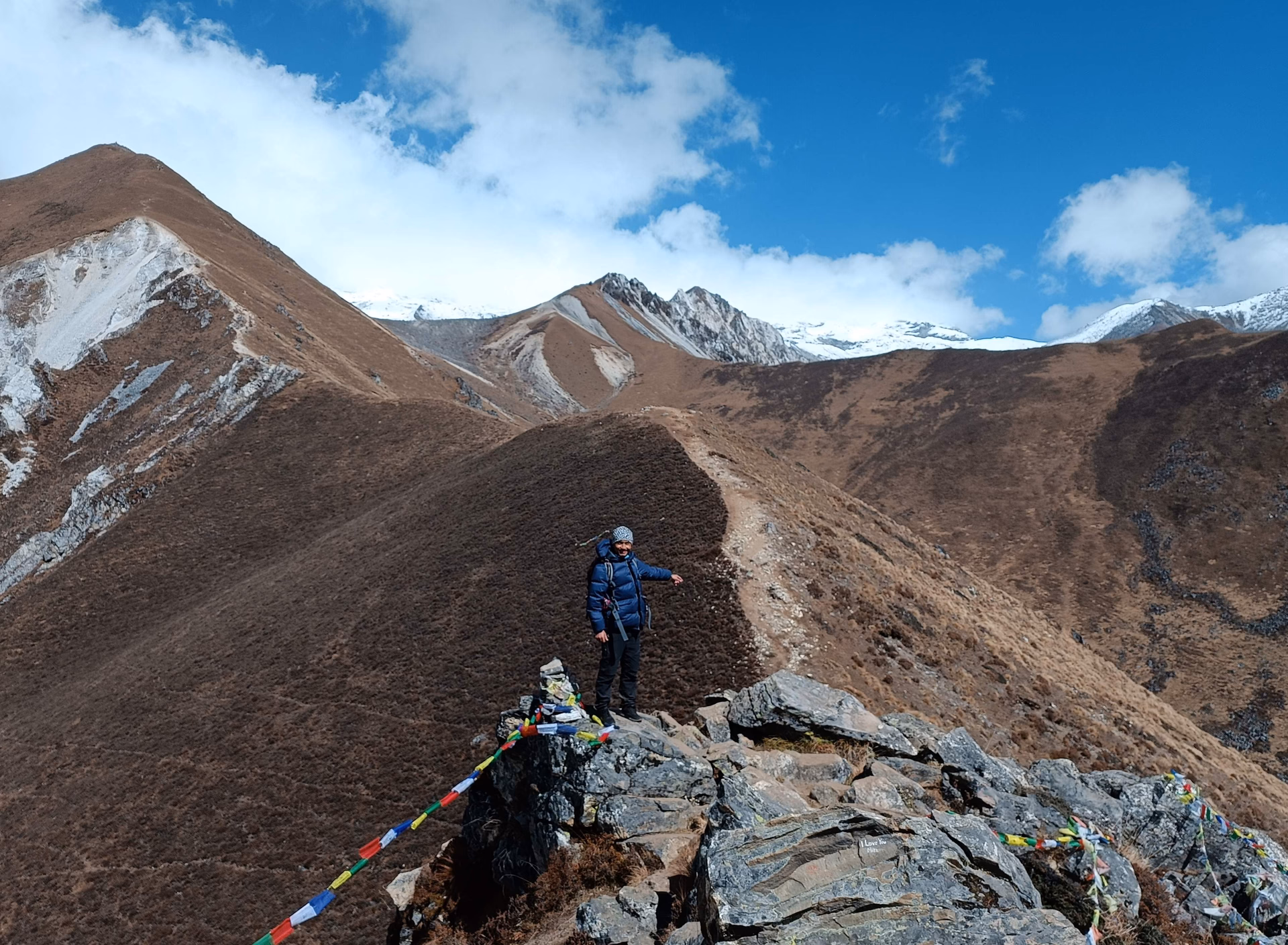 Trek from Langtang Village - Kyanjin Gompa (3870m -3/4 hrs then hike to Kyanin Viewpoint (4380m) -2/3 Hrs