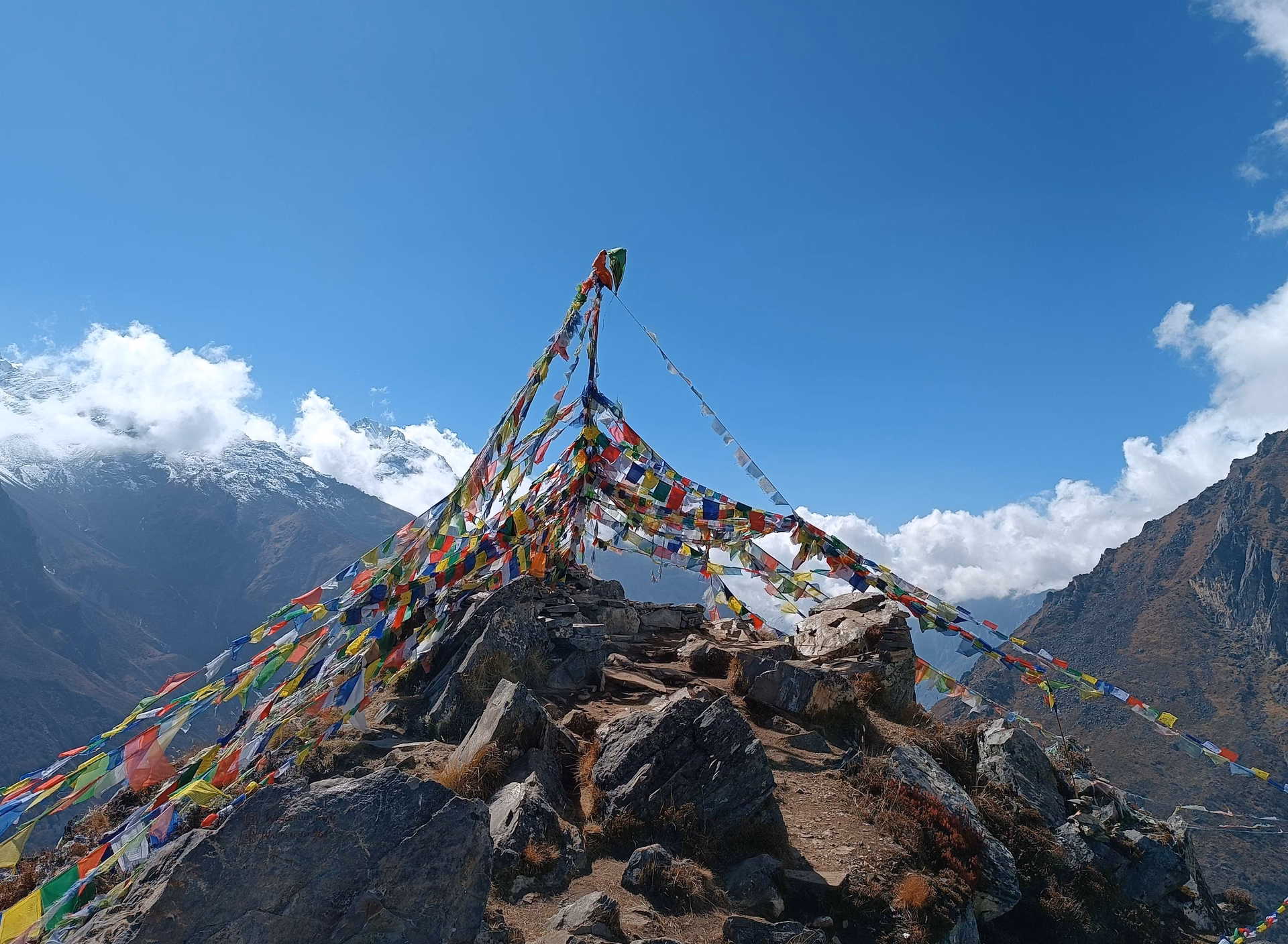 Trek from Langtang Village - Kyanjin Gompa (3870m -3/4 hrs then hike to Kyanin Viewpoint (4380m) -2/3 Hrs