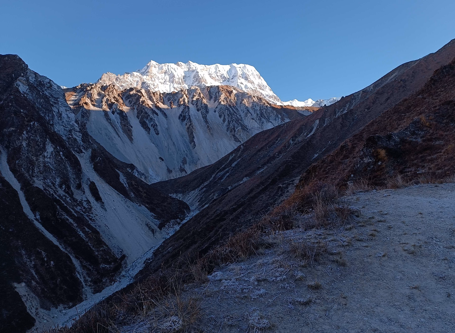 Trek from Kyanjin Gompa to Lama Hotel (2450m) - 7/8 hrs - 21km