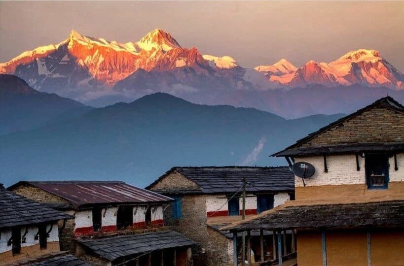 Drive to Kande - 1 Hrs (1,770 m) and Trek to Deuarali via Pothana village 2100 m (6889.764ft) – 4/5 hrs.