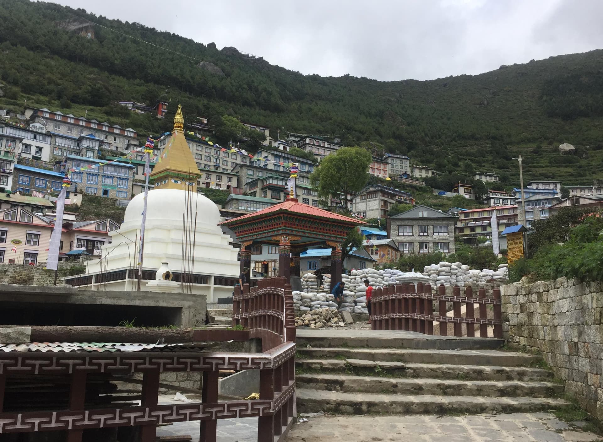 Trek to Namche Bazaar 3,440 m – 07 hrs.