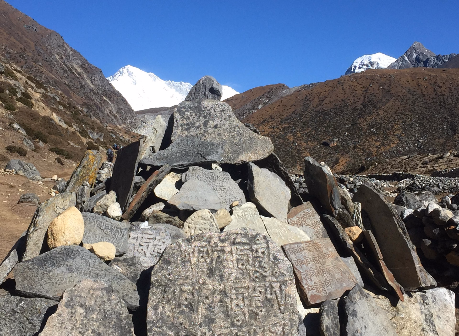 Trek from Machhermo to Gokyo 4,790m - 4/5 hrs.