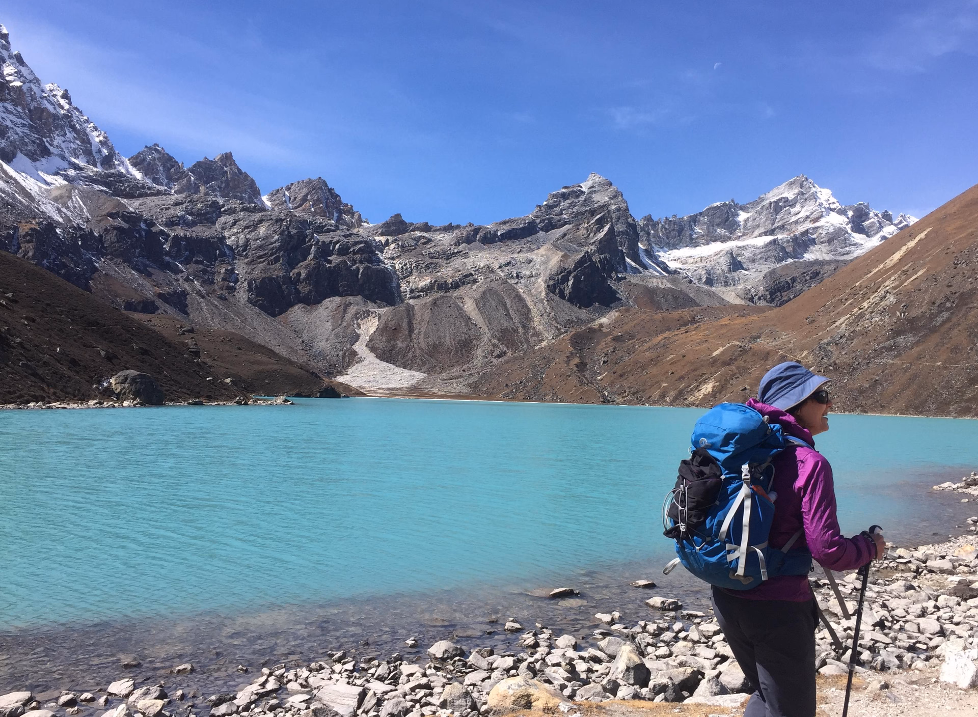 Morning hike to Gokyo Ri - 1 Hrs (5357 m) then back to down Dole -4010 m (6/7 Hrs)