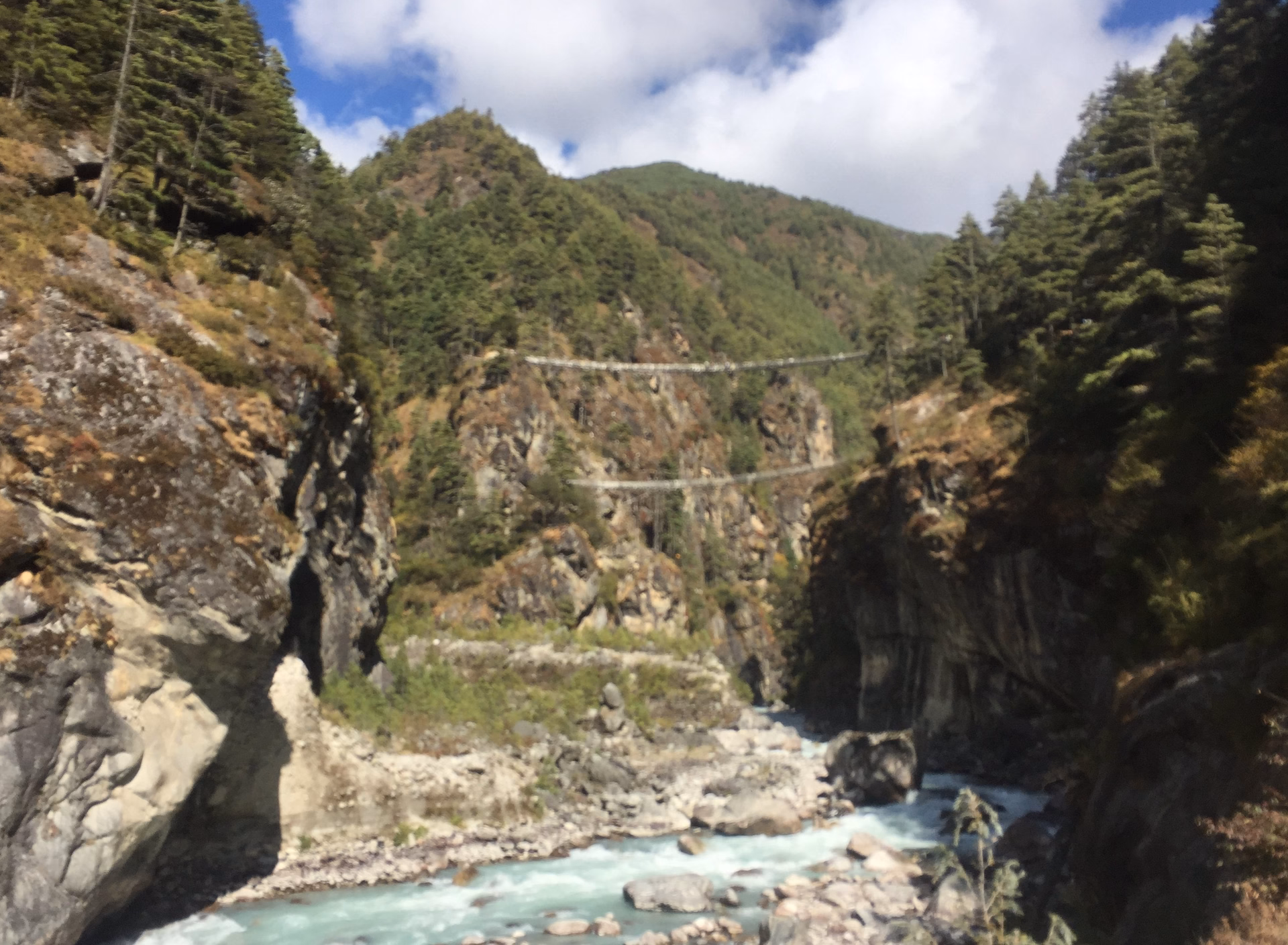 Trek from Namche Bazar to Lukla (2860 m) - 7/8 Hours