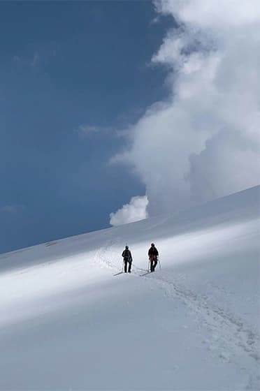 On the way to the summit of Island Peak