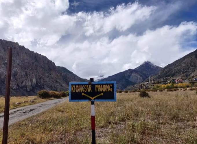 Trek from Manang to Khangsar Village (3756 m) – 3/4 hours.