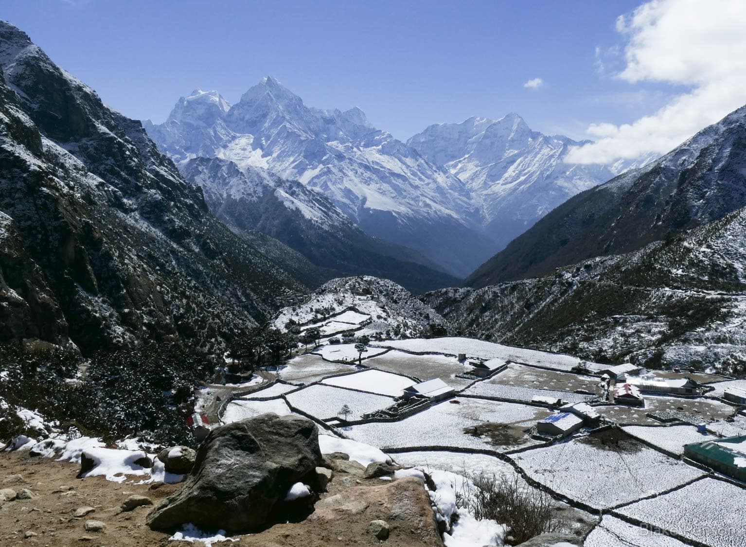 Trek to Dingboche 4,365 m – 05 hrs.