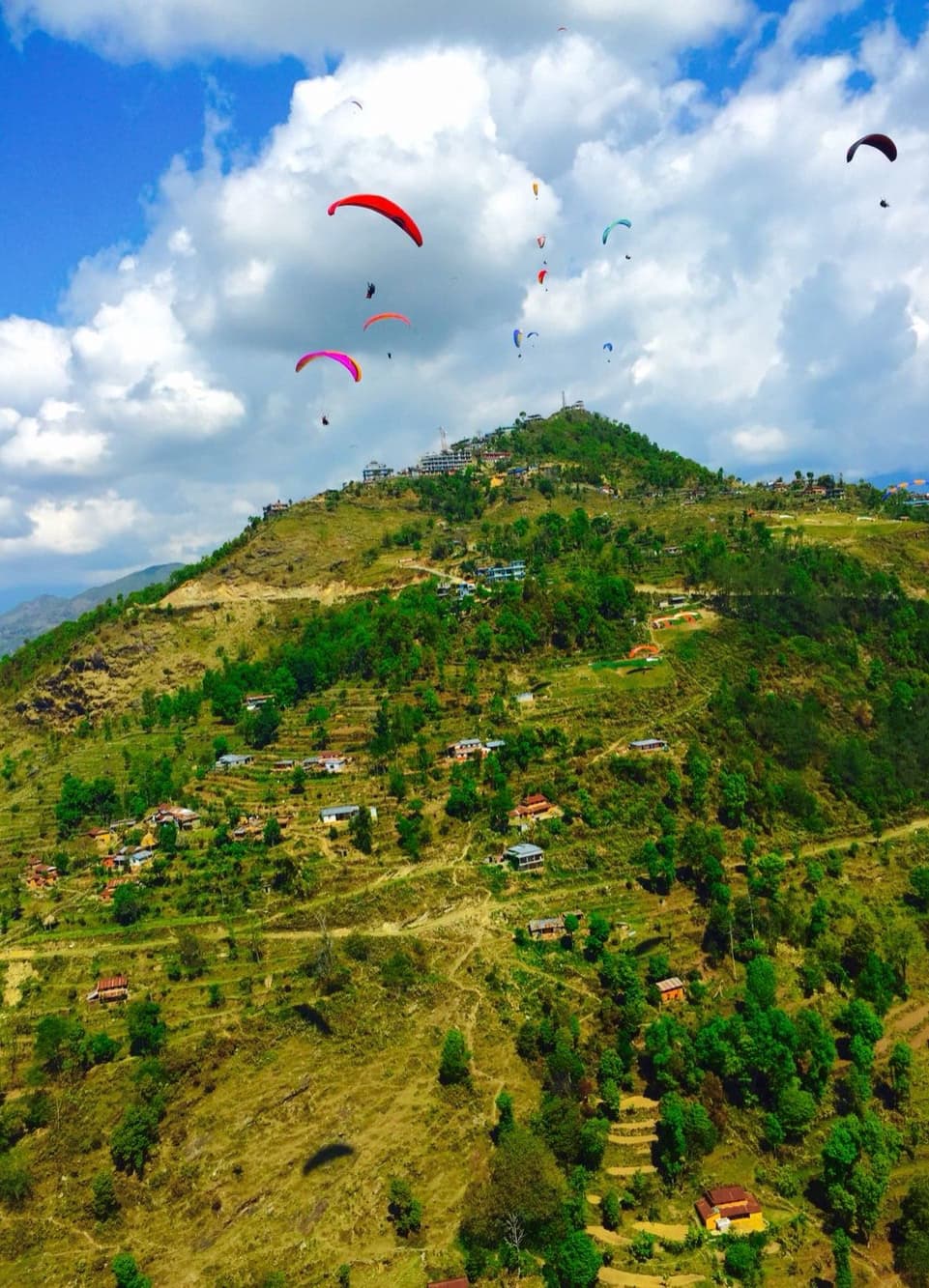 Paragliding in Nepal