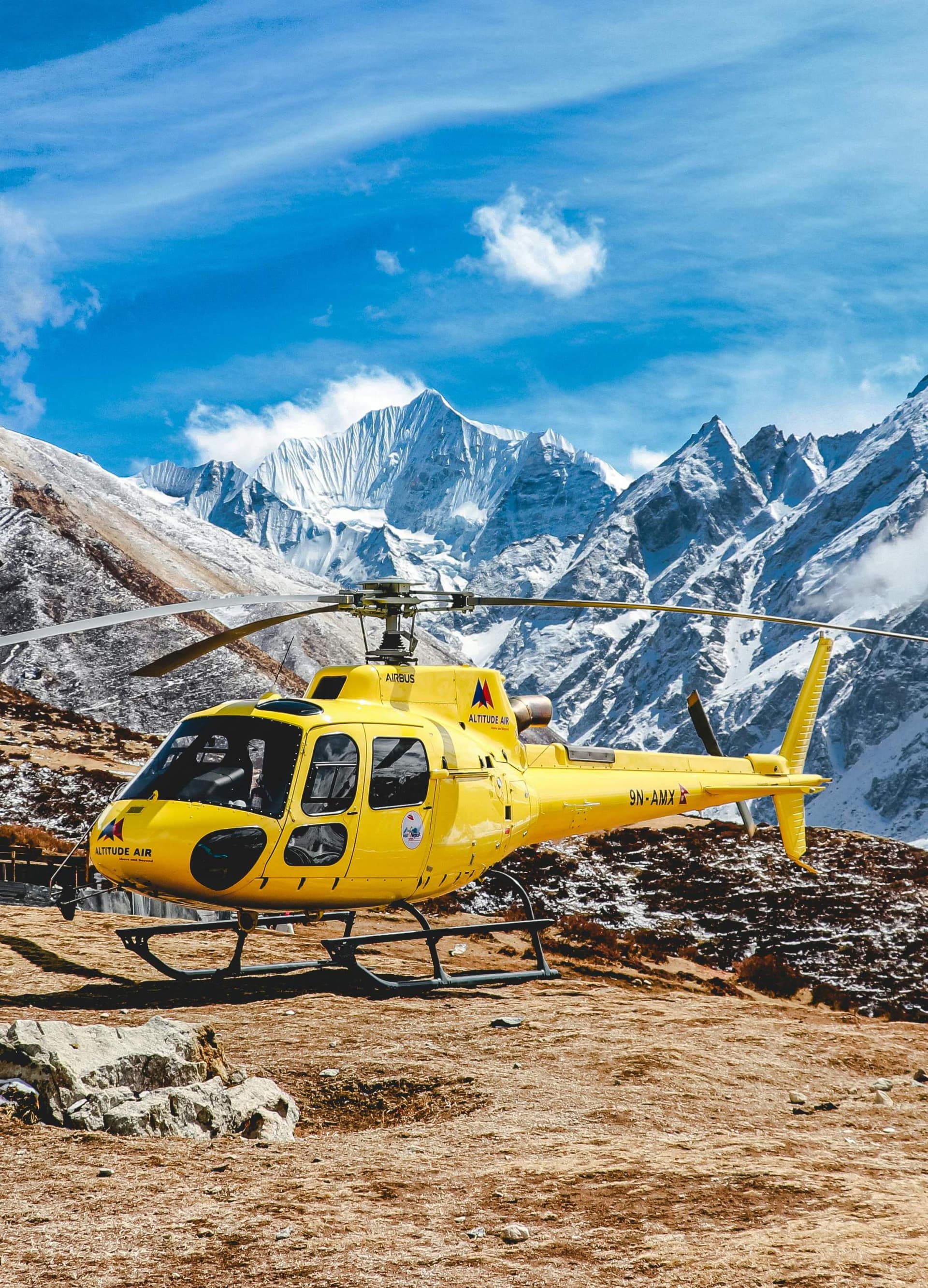 Mountain Flight in Nepal