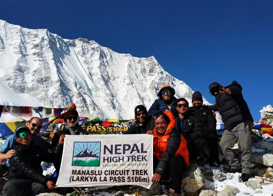Samagaon to Larke Pass