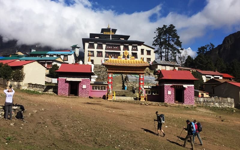Trek from Namche Bazar to Tengboche Monastery (Altitude: 3885 m/12746 ft) 9.5 km - 6-7 Hours
