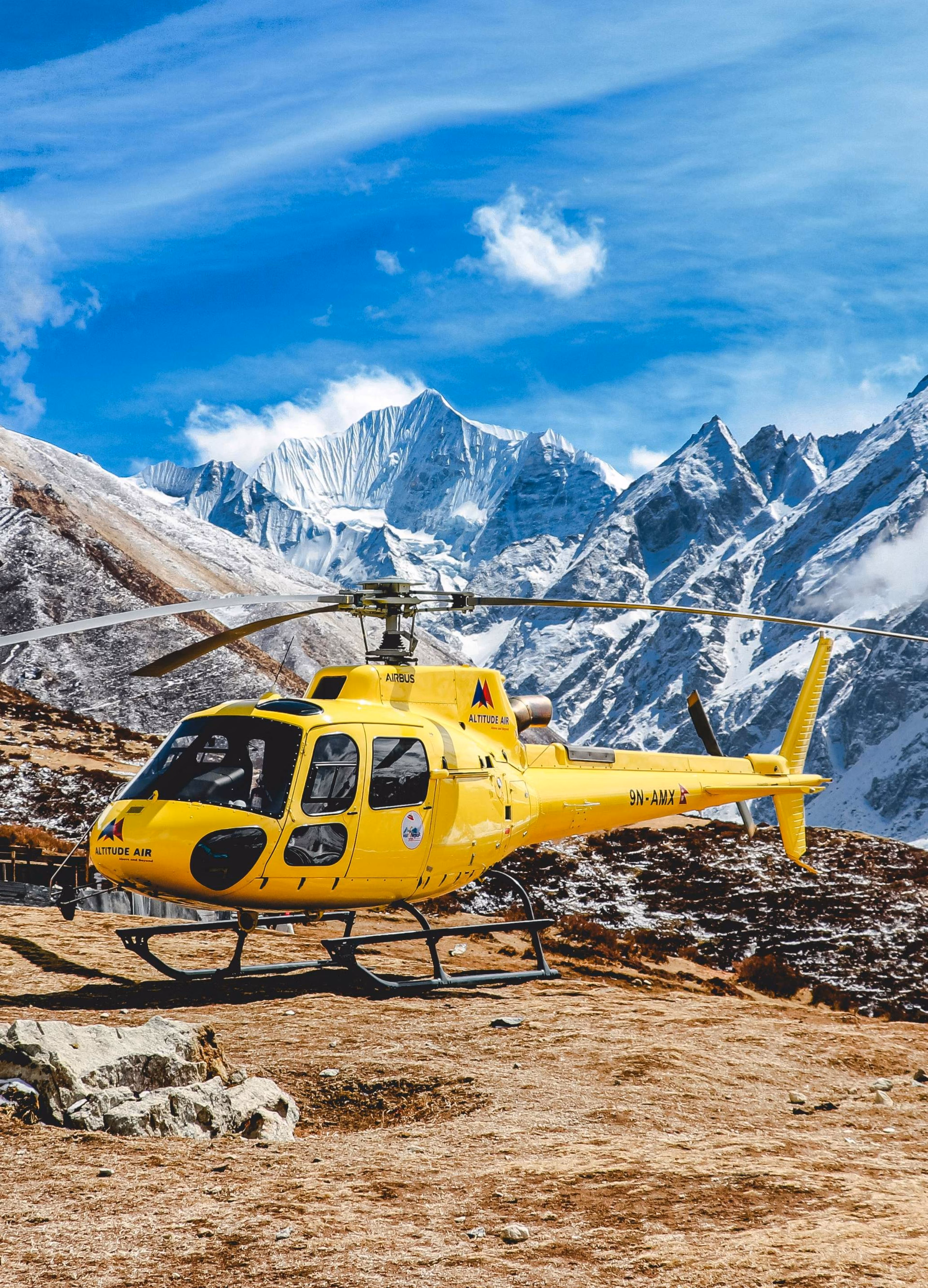 Mountain Flight in Nepal