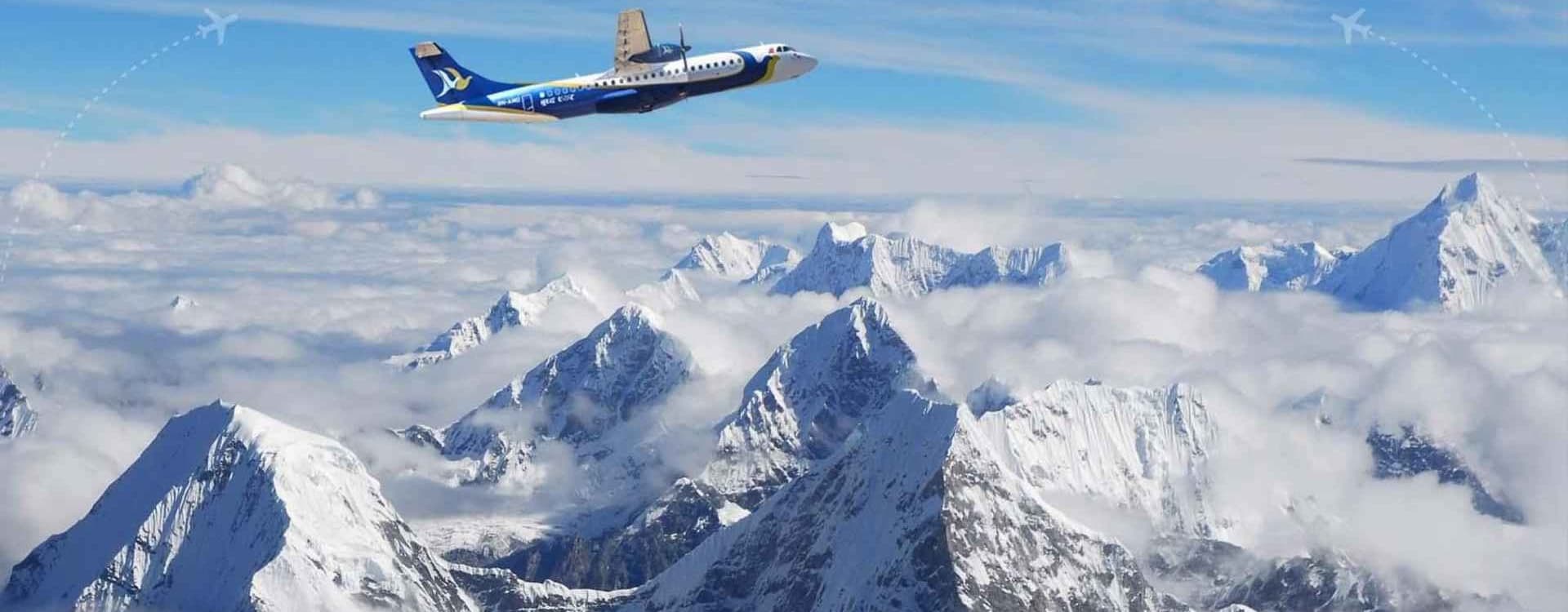 Mountain Flight in Nepal