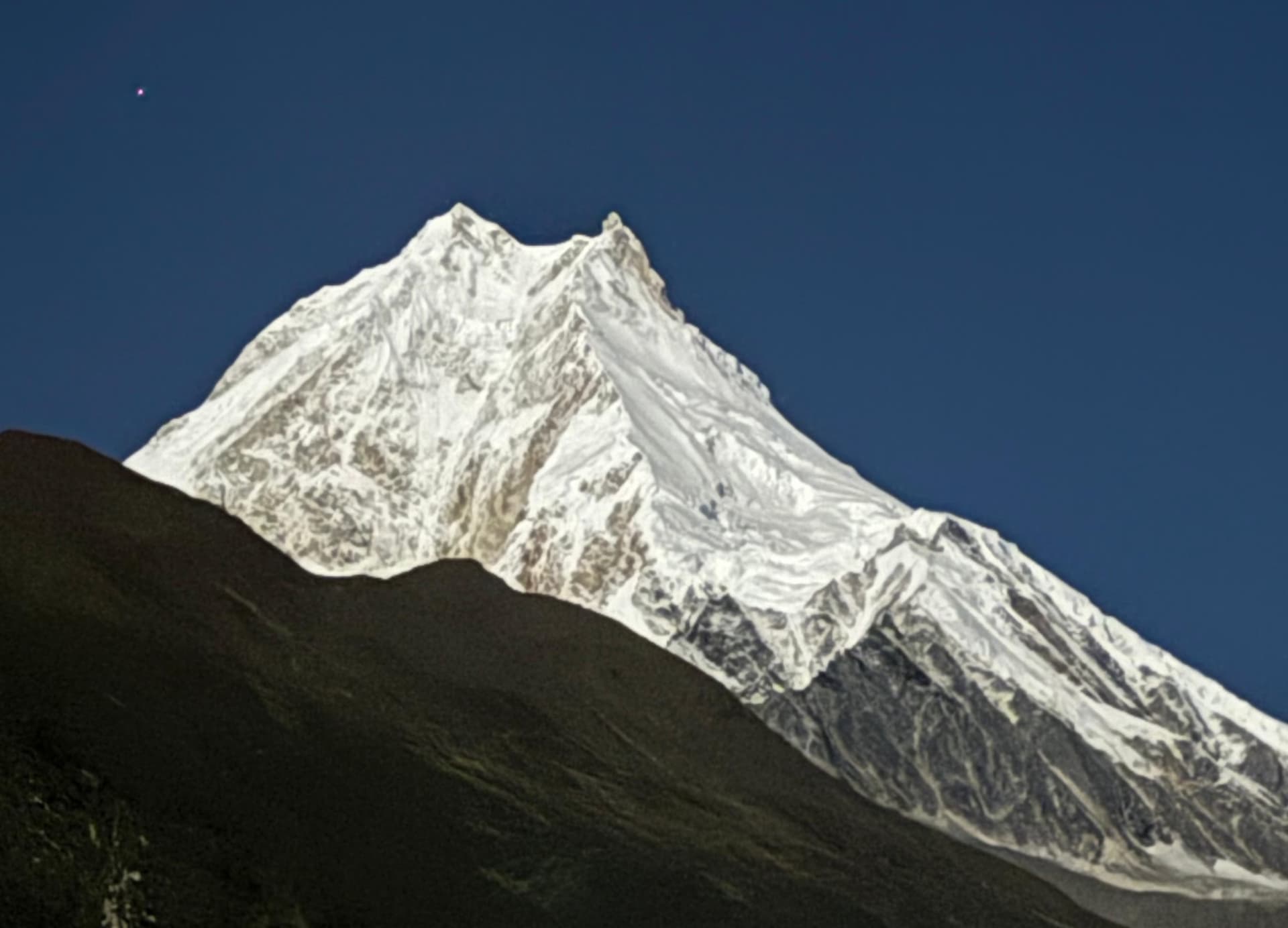 Mount Manaslu the world's 8th highest peak