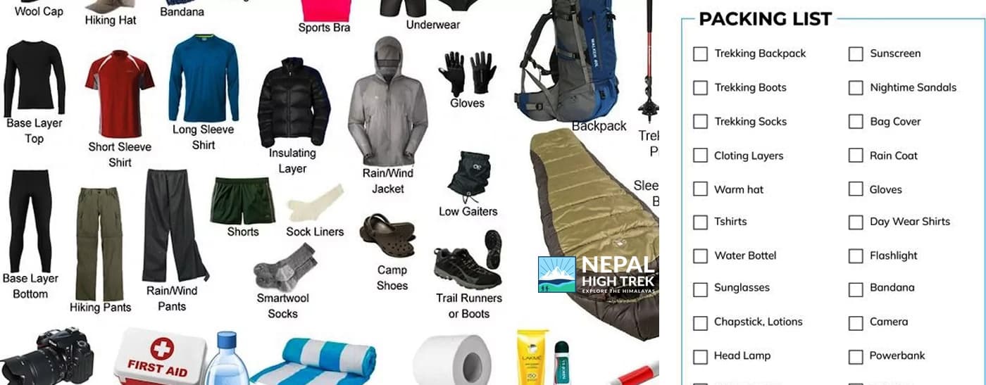 Manasu Circuit Trek Packing List