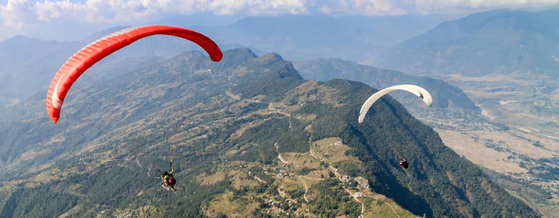 Paragliding in Nepal